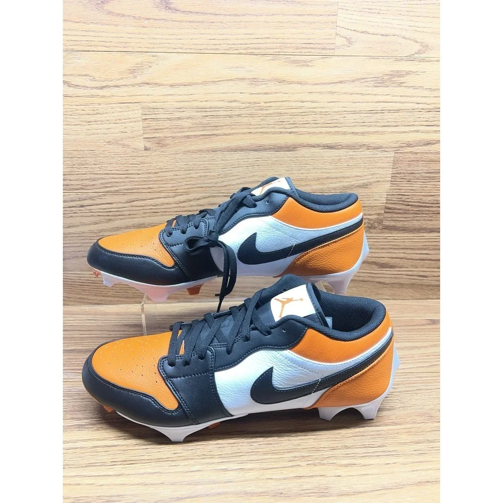 Air Jordan 1 Low TD Shattered Backboard Football Cleats Men's Size 16 FJ6245-801